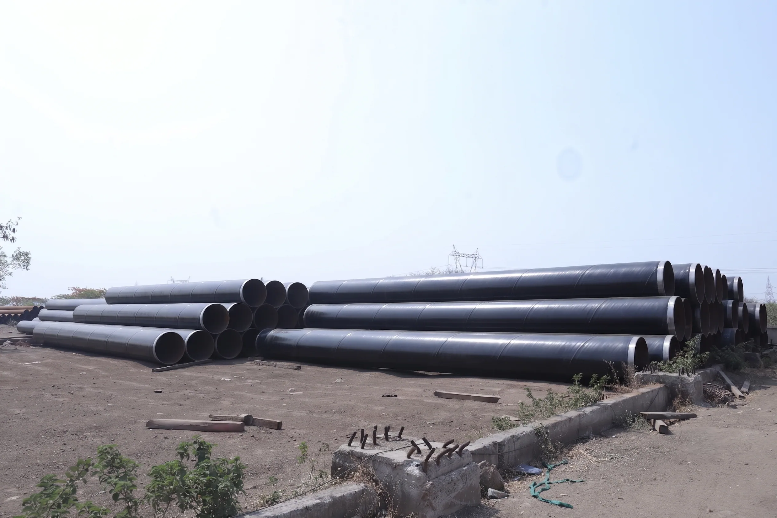 PE coated HSAW pipes at MTL Pipes